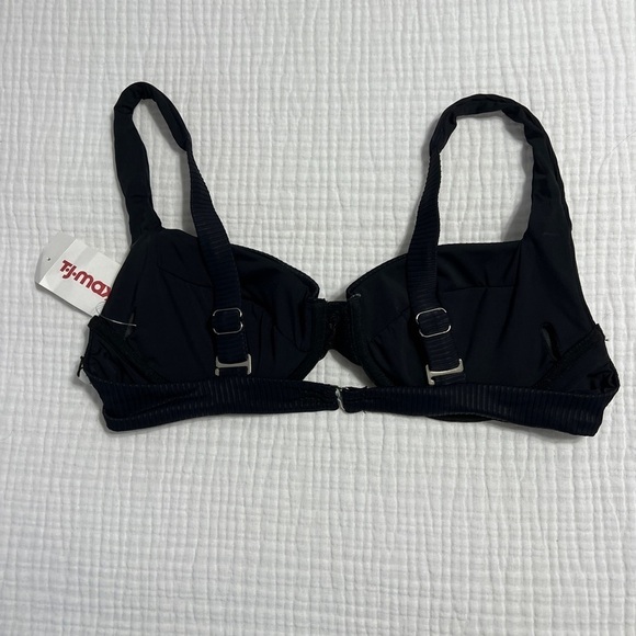 TINI BIKINI Black Swimsuit Set NWT Size Medium - Picture 4 of 7